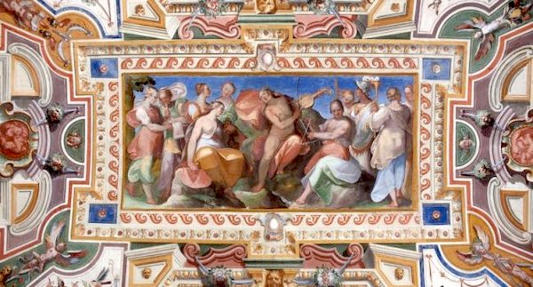 A Palazzo Cesi tornano a splendere gli affreschi della Sala delle Fatiche di Ercole