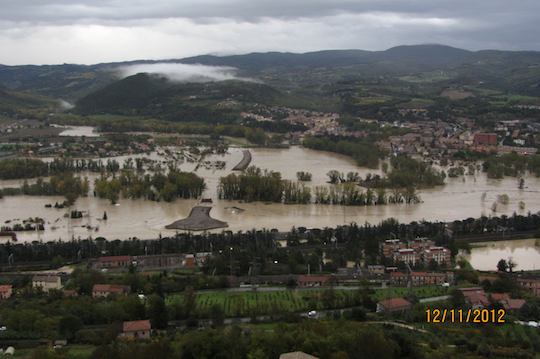 Orvieto, emergenza alluvione: triste sintesi di una terribile giornata. Imprenditori collassati dai danni della piena 
