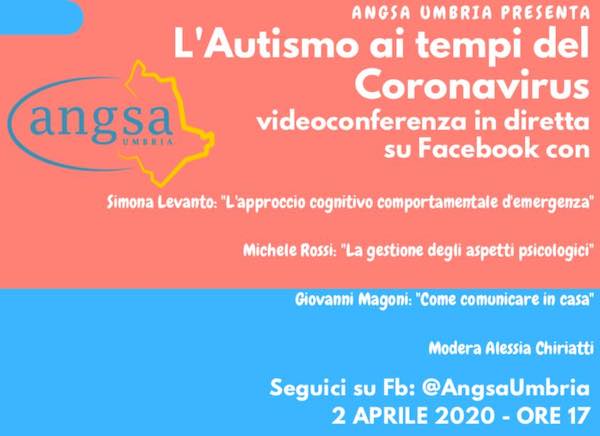 L Autismo Ai Tempi Del Coronavirus Le Iniziative Di Angsa Umbria