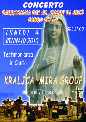 A Fabro Scalo concerto del gruppo "KRALJCA MIRA GROUP". Si concludono il 4 gennaio i festeggiamenti in onore di Don Cannizzaro