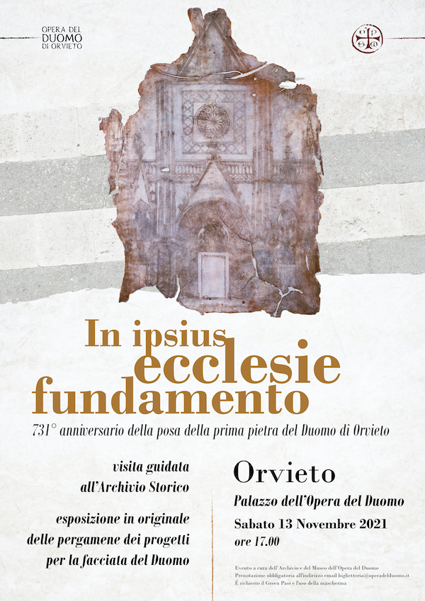 Visita guidata all Archivio dell Opera del Duomo. In esposizione