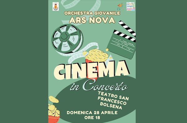 Il grande cinema in concerto con l'Orchestra Giovanile "Ars Nova"