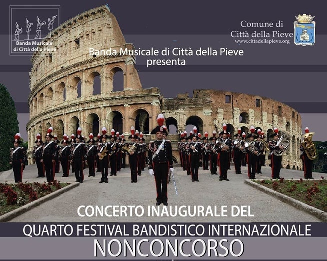 La fanfara dei Carabinieri apre il Festival bandistico "Nonconcorso"