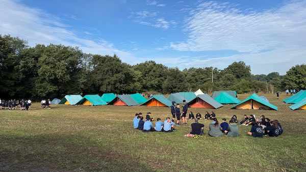 Gruppo Scout Orvieto 1 presente all'evento regionale Agesci dei "Guidoncini Verdi"