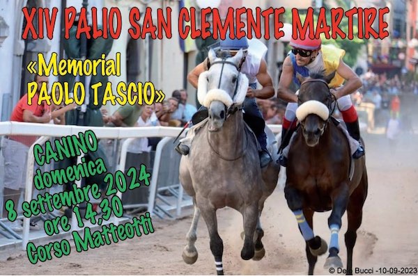 Tutto pronto per il XIV Palio di San Clemente Martire - Memorial "Paolo Tascio"