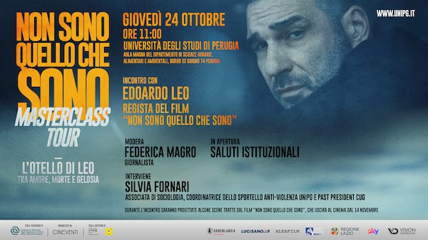 "Masterclass Tour", Edoardo Leo dialoga con gli studenti sui temi del film "Non sono quello che sono"