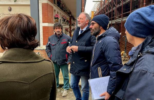 Cimitero Urbano Nuovo, consegnato il primo blocco. A gennaio la riapertura della "L"