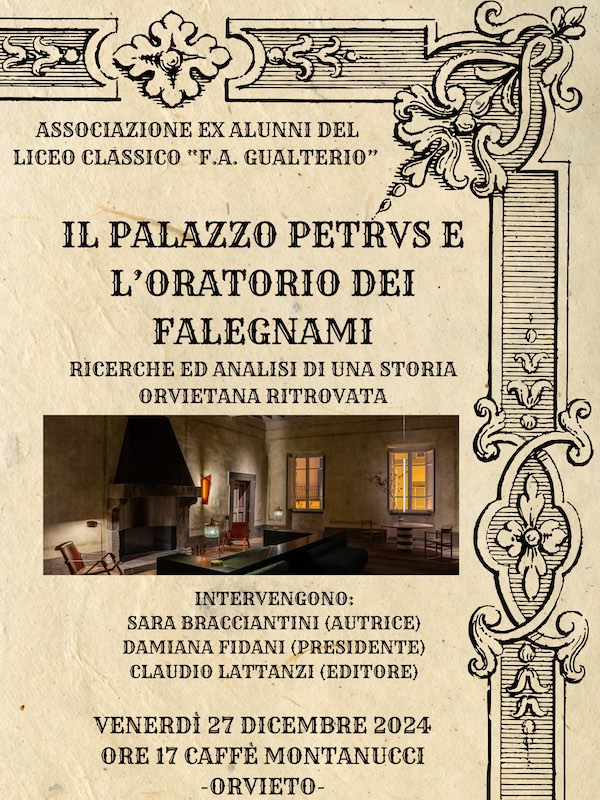 Il Palazzo Petrvs E L Oratorio Dei Falegnami Ricerche Ed Analisi Di