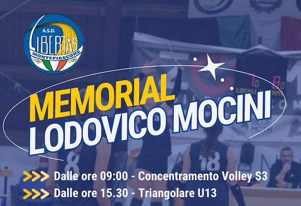 La Libertas organizza il 1° Memorial "Lodovico Mocini"