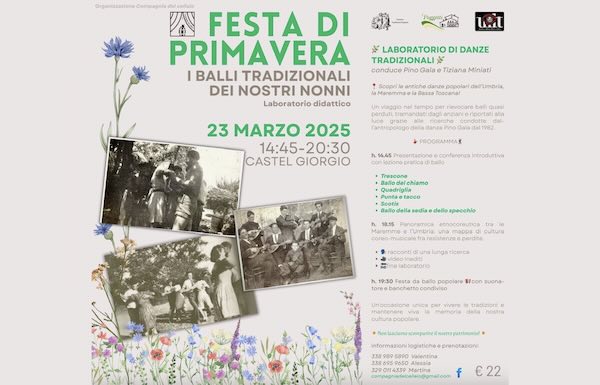 "Festa di Primavera", seminario sul ballo popolare di una volta 