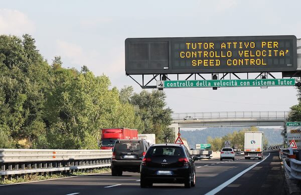 Attivazione graduale di dispositivi Tutor lungo la rete autostradale gestita da Autostrade per l'Italia